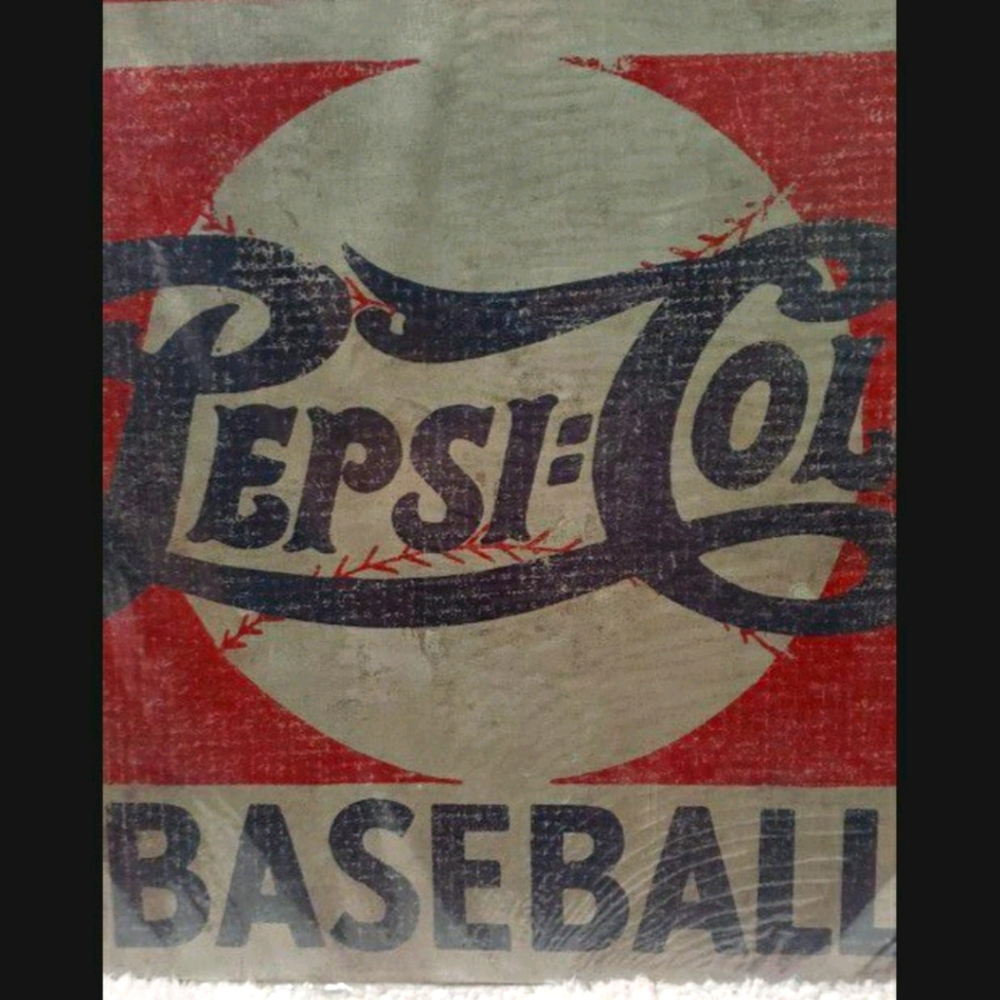 Pepsi cola tin sign